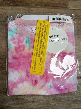 Little sleepies cotton candy tie dye LS PJ SET 5/6